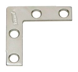 National Hardware WeatherGuard 1-1/2 in. H X 3/8 in. W X 0.07 in. D Zinc-Plated Steel Outside Corner