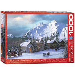 Eurographics Rocky Mountain Christmas Jigsaw Puzzle Multicolored 1000 pc
