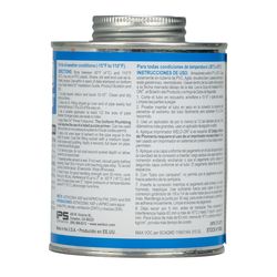 Weld-On 727 Hot 'R Cold Clear All Weather Cement For PVC 16 fl. oz.