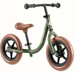 Retrospec Cub 2 Kid's 12 in. D Balance Bicycle Olive Drab