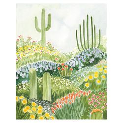 Denik 7 in. W X 9 in. L Multicolored Desertscape  Layflat Notebook