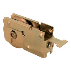 Prime-Line 1-1/2 in. D X 5/16 in. L Brass Steel Roller Assembly 1 pk