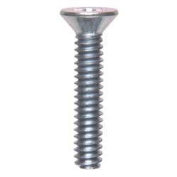 HILLMAN No. 10-24 Ga. X 1 in. L Phillips Flat Head Zinc-Plated Steel Machine Screws 100 pk