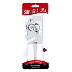 Swing-A-Way White Steel Manual Portable Can Opener