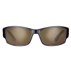 Flying Fisherman Razor Sunglasses Unisex Dark Tortoise Frame Amber Lens Polarized