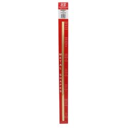 K&S 0.014 in. X 3/16 in. W X 12 in. L Brass Angle