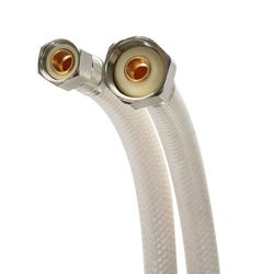 Fluidmaster 3/8 in. Compression X 1/2 in. D FIP 36 in. PVC Faucet Supply Line