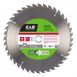 Exchange-A-Blade 12 in. D X 1 in. Professional Carbide Framing Saw Blade 40 teeth 1 pk