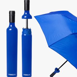 Vinrella Blue Cobalt 38 in. D Umbrella