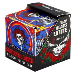 Shashibo Grateful Dead Skull & Roses Magnetic Puzzle Cube Multicolored 12 pc