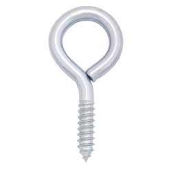 Hampton 7/16 in. D X 3-7/8 in. L Zinc-Plated Steel Screw Eye 325 lb. cap. 10 pk