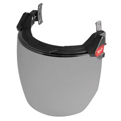 Milwaukee Bolt Anti-Fog PPE Face Shield Gray Lens Black Frame 1 pk