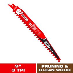 Diablo Amped Demo Demon 9 in. Carbide Tipped Reciprocating Saw Blade 3 TPI 1 pk