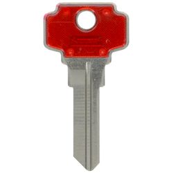 HILLMAN Traditional Key House/Office Key Blank 70 Single For Dexter Locks Blue/Silver