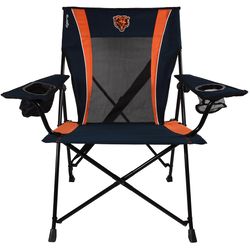 Kijaro Dual Lock Pro 1-Position Blue Chicago Bears Camping Folding Chair