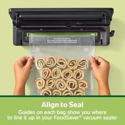 FoodSaver 1 gal Clear Vacuum Freezer Bags 12 pk