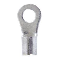 Jandorf 12-10 Ga. Uninsulated Wire Ring Terminal Silver 5 pk