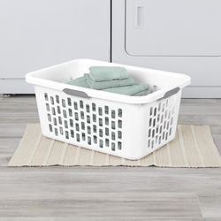 Sterilite White Plastic Laundry Basket