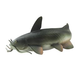 Safari Ltd. Incredible Creatures Catfish Figure Toy Olive Green/White
