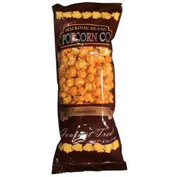 Devon's Mackinac Island Fudge Co. Cheddar Cheese Popcorn 4 oz Bagged