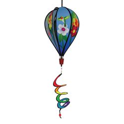 In The Breeze Multicolored Nylon 43 in. H X 11 in. W Hummingbird Balloon Spinner