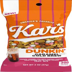 Kar's Dunkin Donuts Caramel Cold Brew Trail Mix 2 oz Bagged