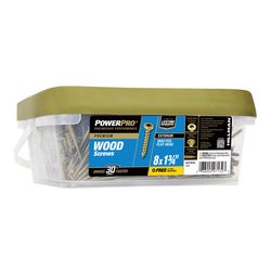 Power Pro No. 8 Ga. X 1-3/4 in. L Bronze Star Flat Head Deck Screws