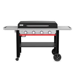 Weber 36 Slate 4 Burner Liquid Propane Outdoor Griddle Black