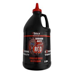 CE Tools 3 lb Permanent Extreme Visibility Marking Chalk Baboon Butt Red 1 pk
