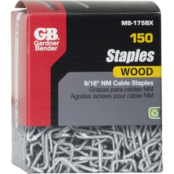 Gardner Bender 9/16 in. W Metal Staple 150 pk