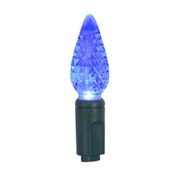Celebrations Platinum LED C6 Multicolored 50 ct String Christmas Lights 25 ft.