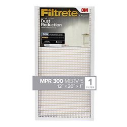 Filtrete 12 in. W X 20 in. H X 1 in. 300 MPR Pleated Air Filter 1 pk