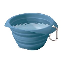 Kurgo Blue Collaps PVC 24 oz Pet Bowl For All Pets