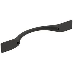 Amerock Transitional Arch Cabinet Pull 3-3/4 in. Matte Black Black 1 pk