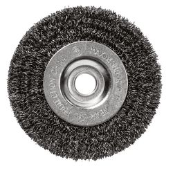 Century Drill & Tool 4 in. Crimped Wire Wheel Brush Steel 4500 rpm 2 pc