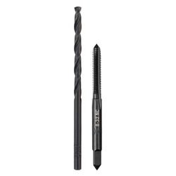 Milwaukee SAE 8-32 NC Straight Flute Plug Tap & #29 Drill Bit