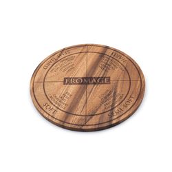 Ironwood Gourmet 9 in. L X 9 in. W X 1 in. Acacia Wood Cheese Board