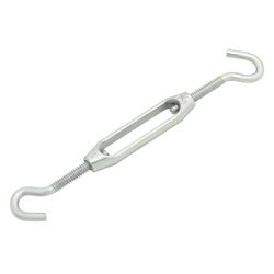 Hampton Zinc-Plated Aluminum/Steel 0.154 in. D Turnbuckle 60 lb 4.0 in. L