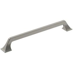 Amerock Exceed Transitional Arch Cabinet Pull 8-13/16 in. Satin Nickel Silver 1 pk