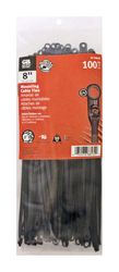 Gardner Bender 8 in. L Black Cable Tie 100 pk