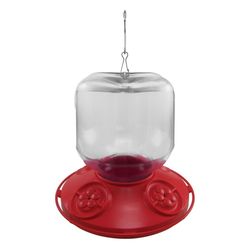 Songbird Essentials Dr. JB's Hummingbird 32 oz Plastic Switchable Nectar Bird Feeder 4 ports
