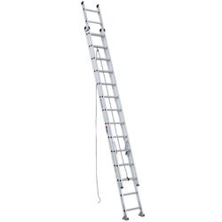 Werner 28 ft. H Aluminum Extension Ladder Type IA 300 lb. cap.