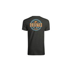 Costa M Short Sleeve Men's Crew Neck Dark Heather Prado Tee Shirt