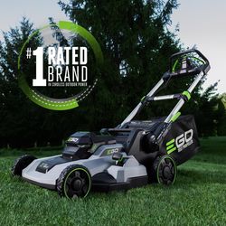 EGO Mower with String Trimmer & Blower