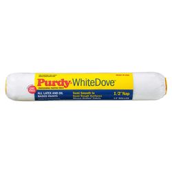 Purdy White Dove Woven Fabric 14 in. W X 1/2 in. Paint Roller Cover 1 pk