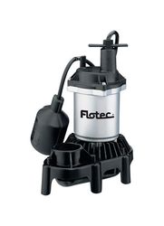 Flotec 1/4 HP 3200 gph Thermoplastic Tethered Float Switch AC Submersible Sump Pump 8 ft³