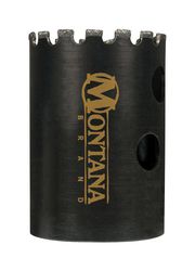 Montana Brand Diamond 1-3/8 in. Alloy Steel Tile Drill Bit 3-Flat Shank 1 pc