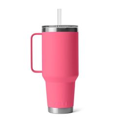YETI Rambler 42 oz Tropical Pink BPA Free Straw Mug