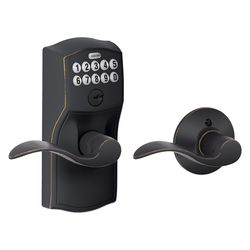 Schlage FE Series Aged Bronze Electronic Keypad Entry Lock