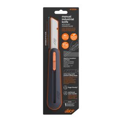 Slice 6.1 in. Retractable Manual Manual Industrial Knife Black 1 pc
